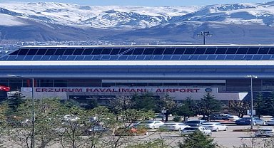 Erzurum Havalimanı'nda Şubat ayında 109 bin 611 yolcuya hizmet verildi