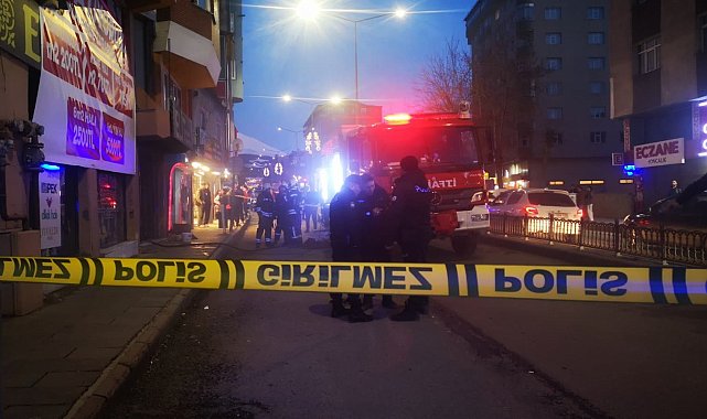Erzurum'da halı mağazasında yangın: Polis bir kişiyi gözaltına aldı