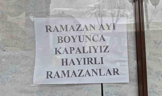 Eskişehir esnafından "Ramazan" arası