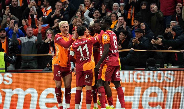 Galatasaray'dan ligde 3 maçlık galibiyet serisi