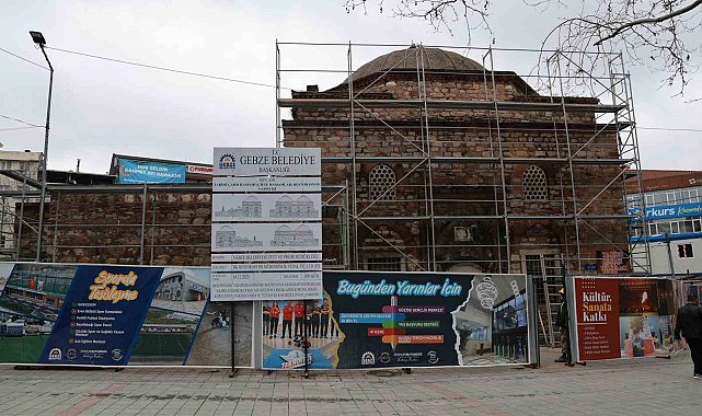 Gebze'de 5 asırlık tarihi hamam restorasyonla ayağa kaldırılıyor