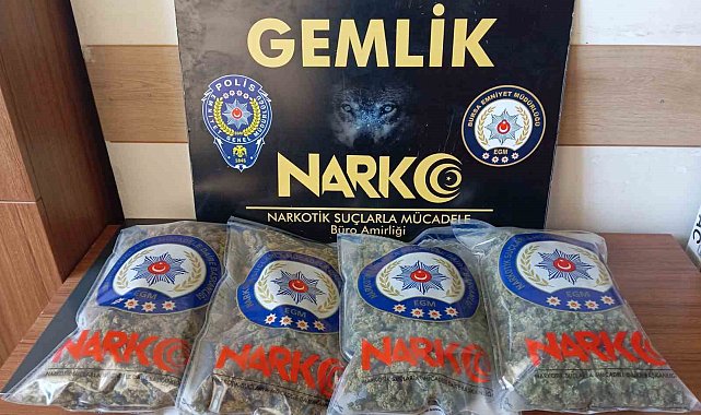 Gemlik'te uyuşturucu tacirlerine operasyon