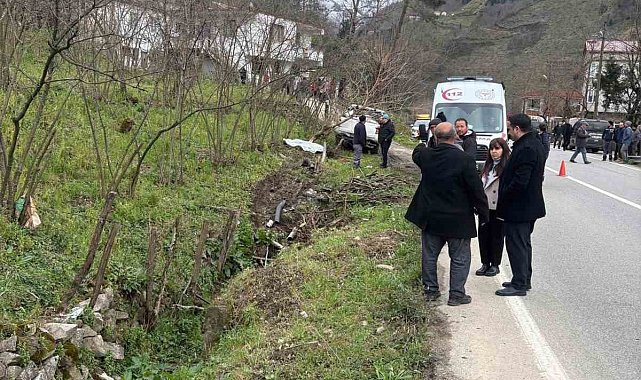Giresun'da trafik kazası: 1 ölü