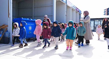 Gölbaşı'nda miniklere geri dönüşüm ve sıfır atık anlatıldı