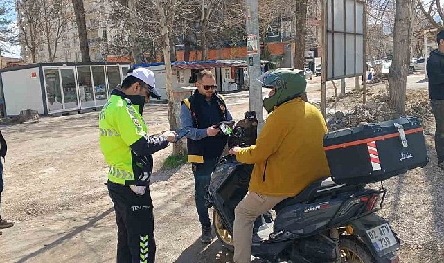 Gölbaşı'nda trafik uygulamaları devam ediyor