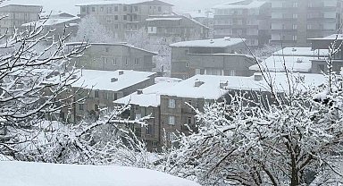 Hakkari'de kar yağışı