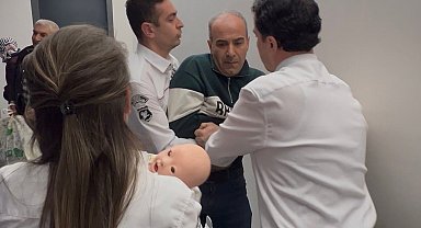 Hastanede film gibi tatbikat