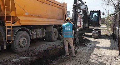 Hatay Büyükşehir Belediyesi, Payas'ta içme suyu şebeke hattını yeniliyor