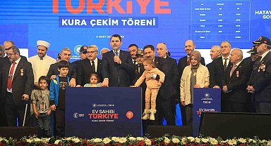 Hatay'da 13 bin 289 konutun kura çekim töreni gerçekleşti