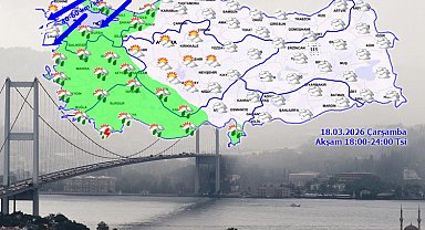 Hava değişiyor, yağmur geliyor