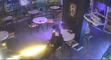 Hırsızlığın böylesi... Hırsızlık için girdiği kafede ısındı, yemek yedi