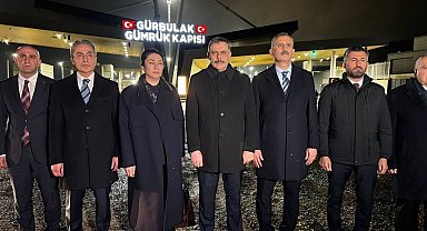 İçişleri Bakanı Çiftçi sınırın sıfır noktasından duyurdu: "Sınır hattında tüm tedbirler alındı"
