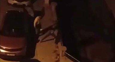 İki grup arasındaki yumruklu kavga kamerada