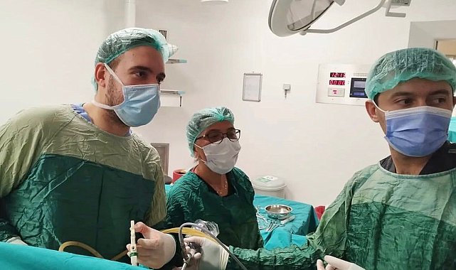 İlçe hastanesinde safra kesesi ameliyatı kapalı yöntem ile yapıldı
