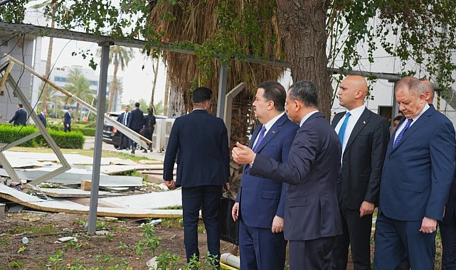 Irak Başbakanı Sudani, saldırıya uğrayan Ulusal İstihbarat Servisi binasını inceledi