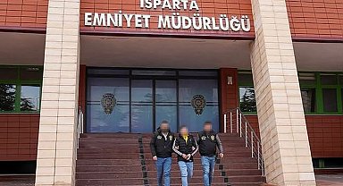 Isparta'da 24 yıl 11 ay hapis cezası bulunan firari yakalandı