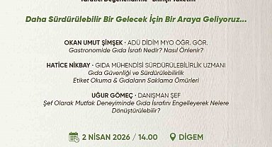 İsrafa 'dur' demek için uzmanlar Didim'de buluşacak