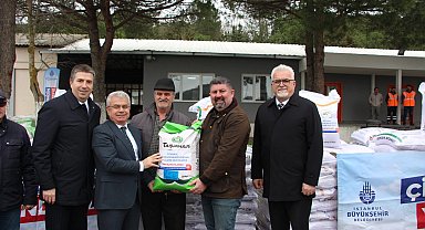 İstanbul Büyükşehir'den çiftçilere girdi ve araç desteği