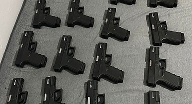 İstanbul'da 19 kaçak tabanca ele geçirildi