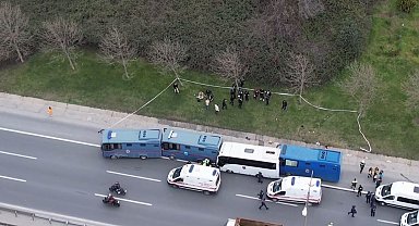 İstanbul'da 4 cezaevi aracı kaza yaptı