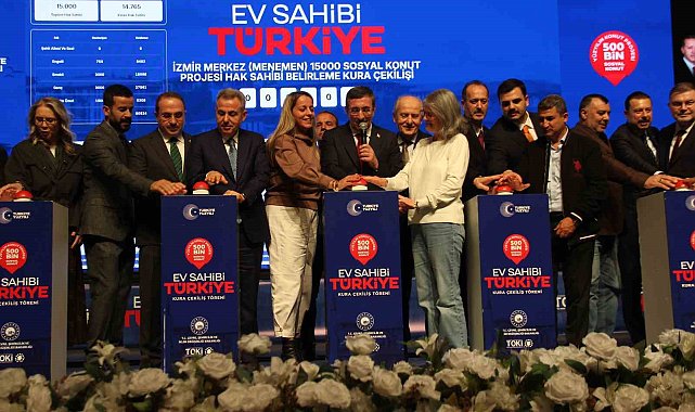 İzmir'de 21 bin konutun kurası çekildi