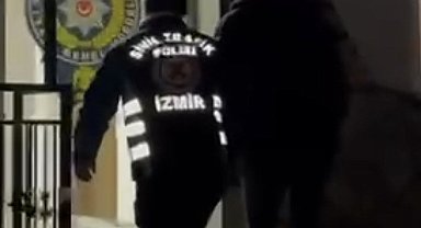 İzmir'de drift yaparken dükkana çarpan sürücü yakalandı