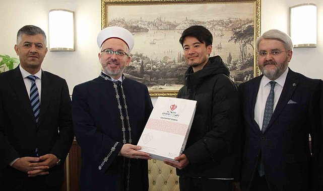Japon gezgin Gaziantep'te müslüman oldu