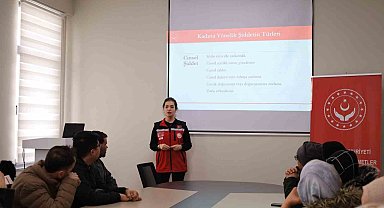 Kadına yönelik şiddetle mücadele eğitimi verildi
