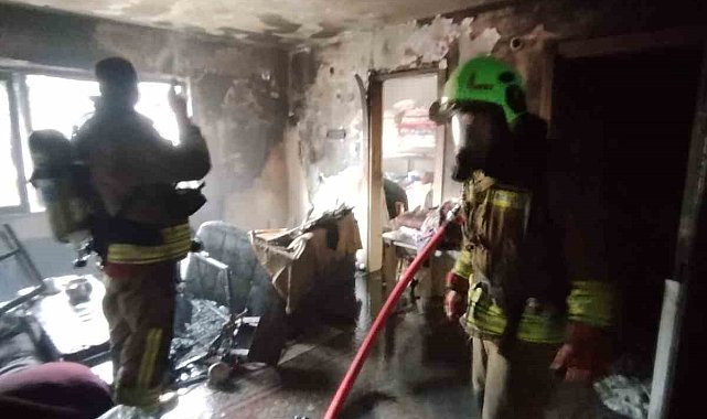 Kahramanmaraş'ta ikamet yangını