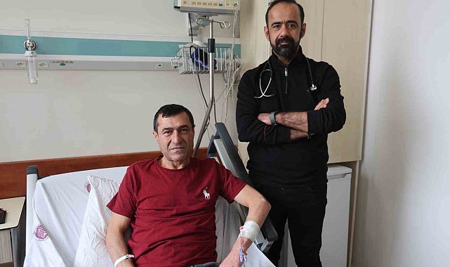 Kapalı damarı Almanya'da açılmayınca, Elazığ'a gelip sağlığına kavuştu