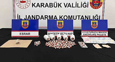 Karabük'te uyuşturucu operasyonunda 3 kişi gözaltı