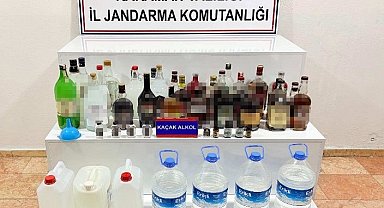 Karaman'da kaçak alkol ele geçirildi