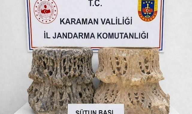 Karaman'da tarihi eser ele geçirildi: 15 tutuklama
