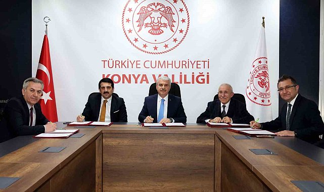Karapınar'a yapılacak anaokulunun protokolü imzalandı