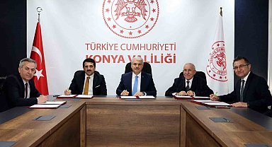 Karapınar'a yapılacak anaokulunun protokolü imzalandı