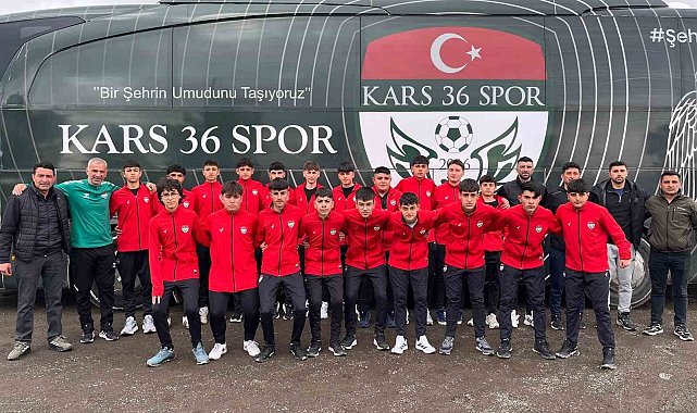 Kars 36 Spor U16 Takımı Türkiye Şampiyonası için Bingöl yolunda