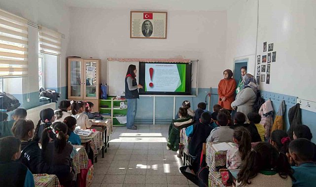 Kars'ta öğrencilere gıda güvenilirliği ve israfla mücadele eğitimi
