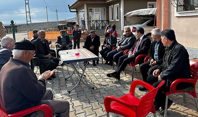 Kaymakam Aslan, köy evlerine yerleşen vatandaşları ziyaret etti