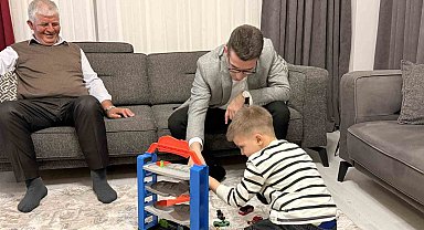 Kaymakam Kaptanoğlu Mardin'de şehit düşen Ergin'in ailesiyle iftar sofrasında buluştu