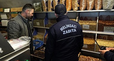 Kayseri Melikgazi zabıtasından bayram öncesi sıkı denetim