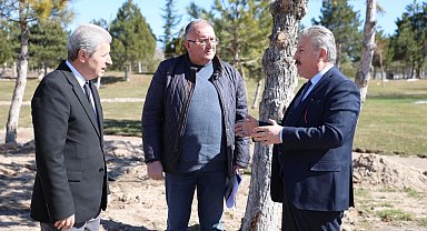 Kayseri Melikgazi'den Gesi Mesire Alanı'nda köklü mesai