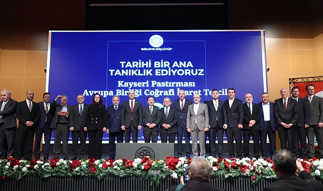 Kayseri pastırmasının coğrafi işareti tarihi bir kazanım