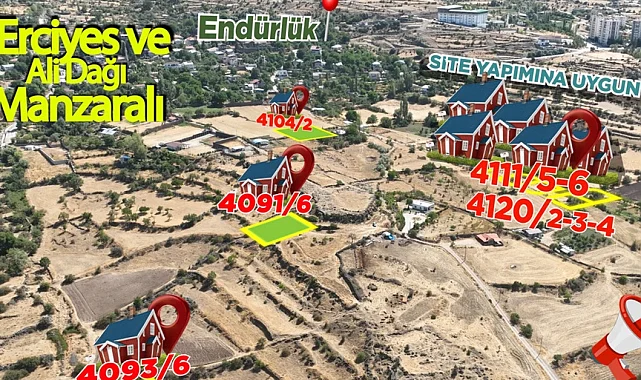 Kayseri Talas'ın gözde lokasyonlarında villa parseli fırsatı