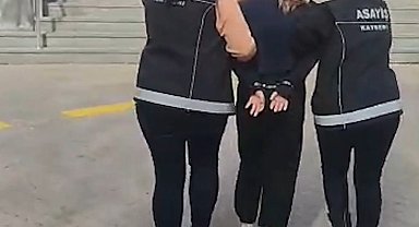 Kayseri'de 30 yıl 9 ay kesinleşmiş hapis cezası olan kadın hükümlü yakalandı