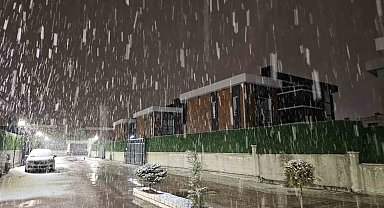 Kayseri'de kar yağışı