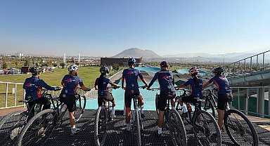 Kayseri'de BMX parkuruna gençlerden büyük ilgi