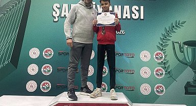 Kayserili sporcu Türkiye üçüncüsü oldu