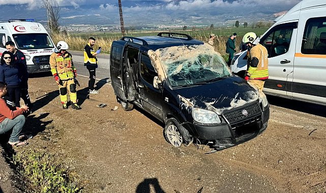 Kırıkhan'da trafik kazası: 1 yaralı