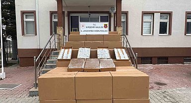 Kırşehir'de 4 milyon 95 bin TL'lik kaçak makaron ele geçirildi