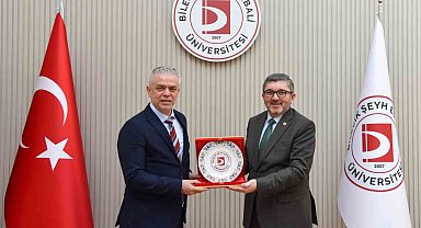 KKTC Ankara Büyükelçisi Korukoğlu'dan Rektör Kaplancıklı'ya ziyaret